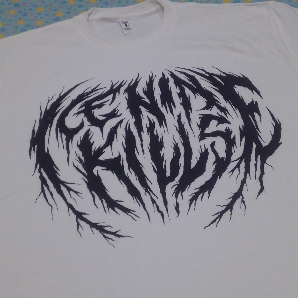 🎸😈💀 IX Ice Nine Kills 🔪 Band Concert Tee Shirt Large 🔥 White Black 🖤 🎤